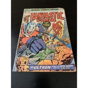 Fantastic Four 150 Midgrade Ultron, Avengers, Inhumans Apps. Marvel 1974